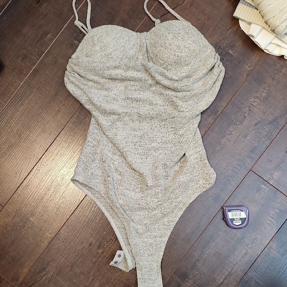 Stylish Cowl Neck Bodysuit